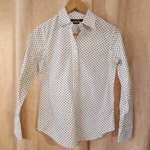 Women's Ralph Lauren Polkadot Button Down Blouse